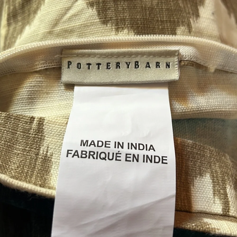 Pottery Barn Reversible Pillow Sham - New with Tags